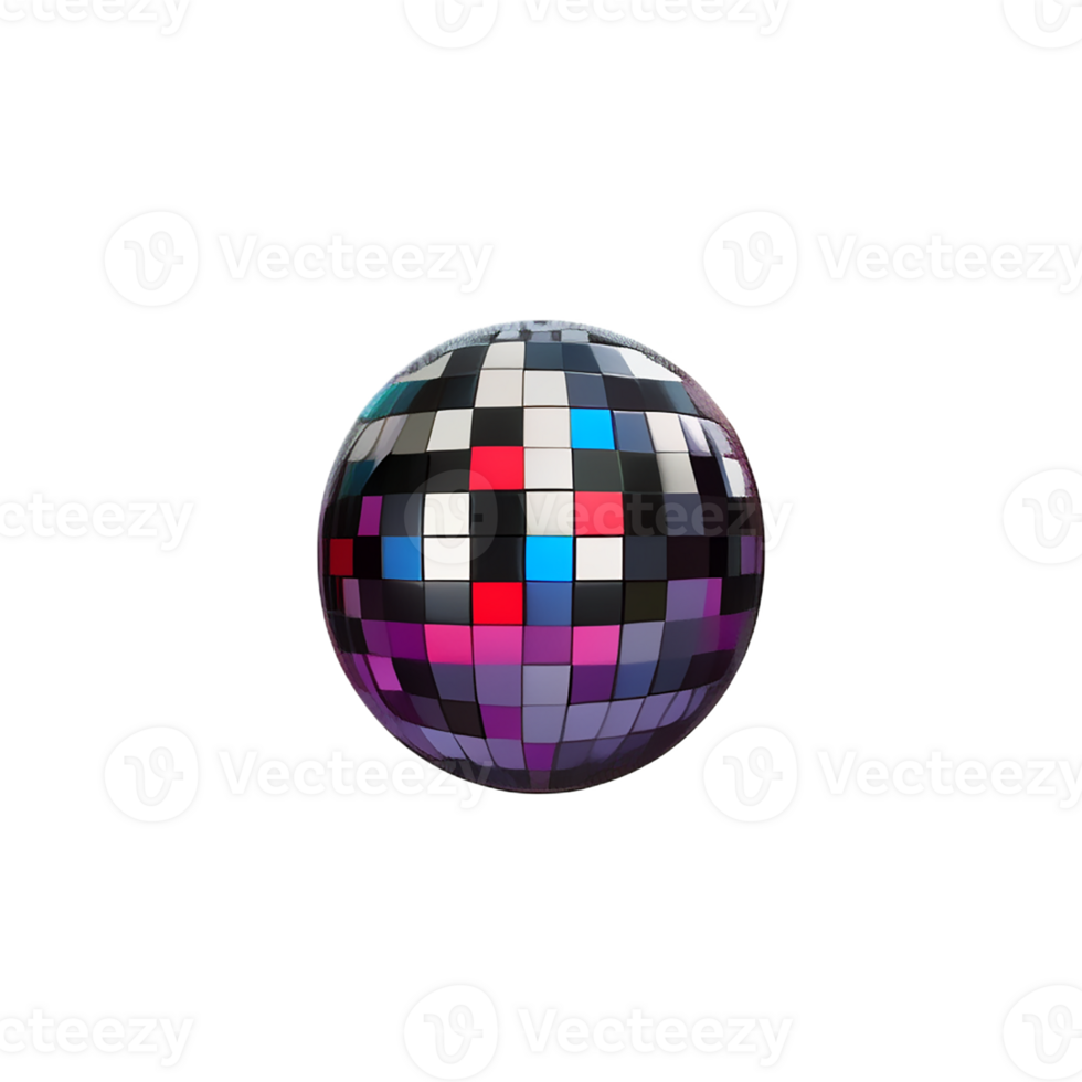disco 3d rendering icon illustration png
