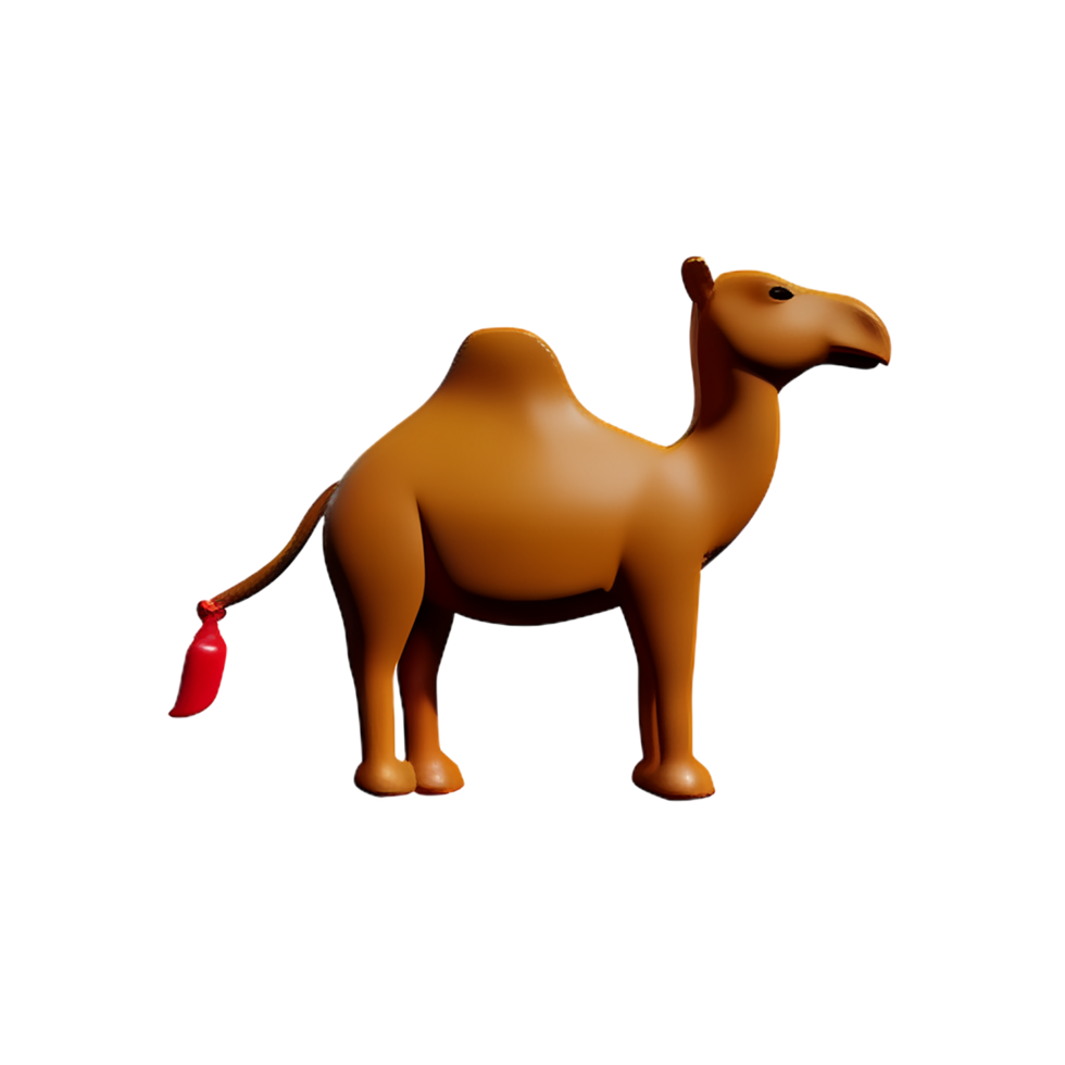 camel 3d rendering icon illustration png