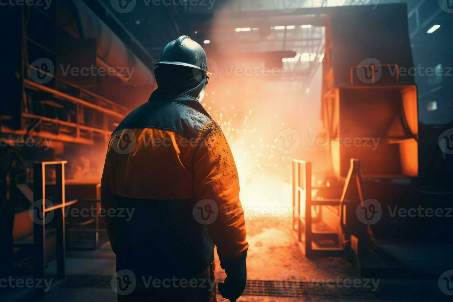 Person protective gear industry. Generate Ai photo