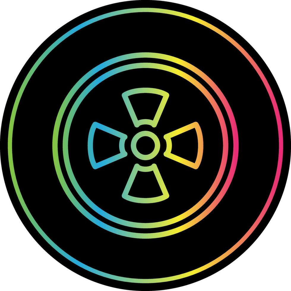 Radioactive Vector Icon Design