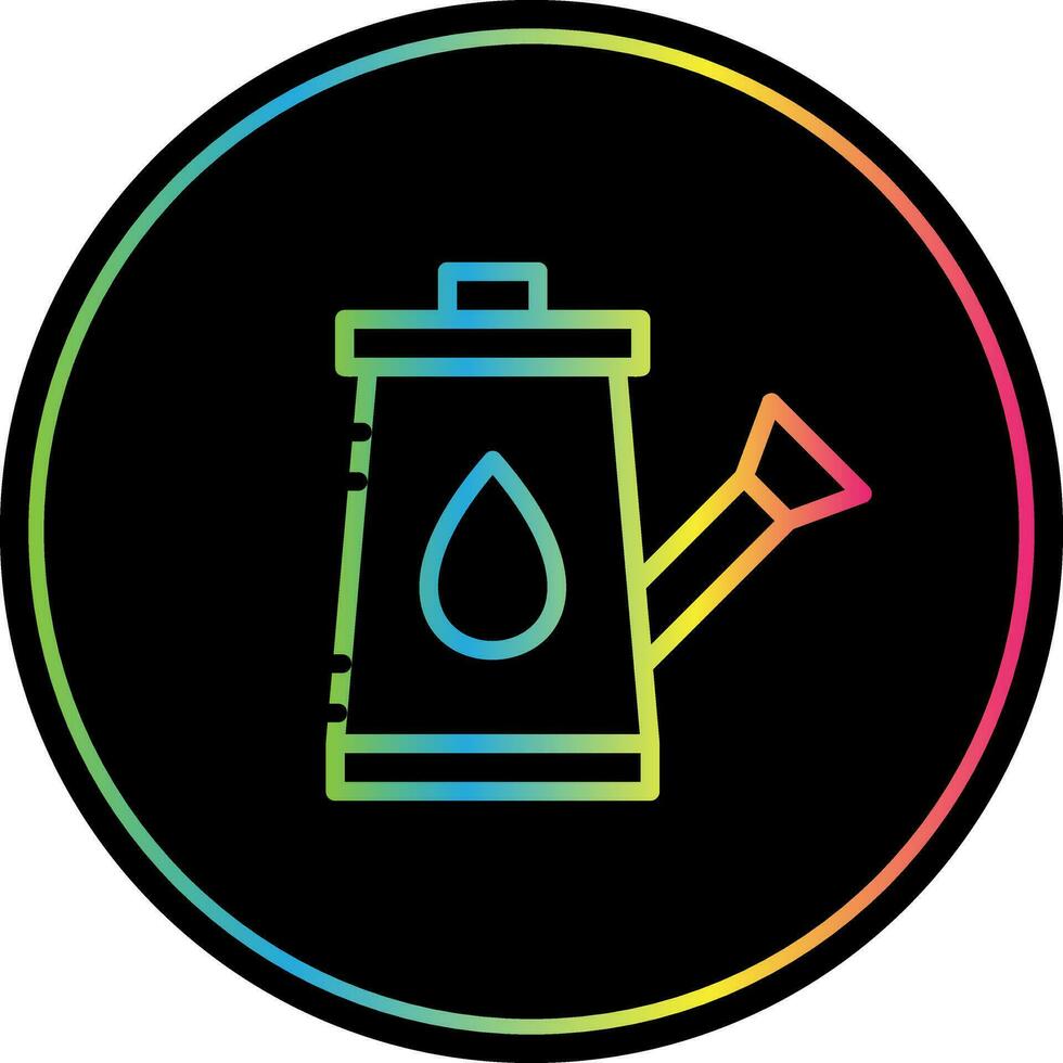 Watering Can Vector Icon Design