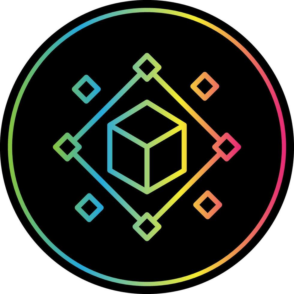 Blockchain Vector Icon Design