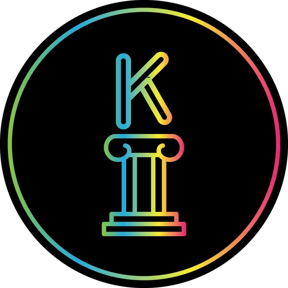 Kappa Vector Icon Design