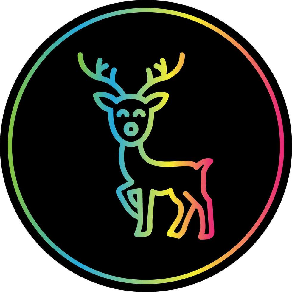 Reindeer Vector Icon Design