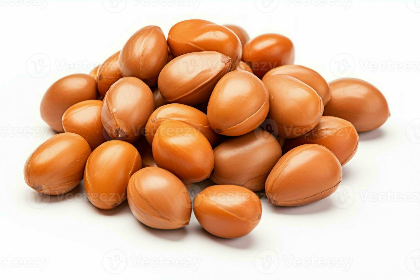 Valuable Argan seeds. Generate Ai photo