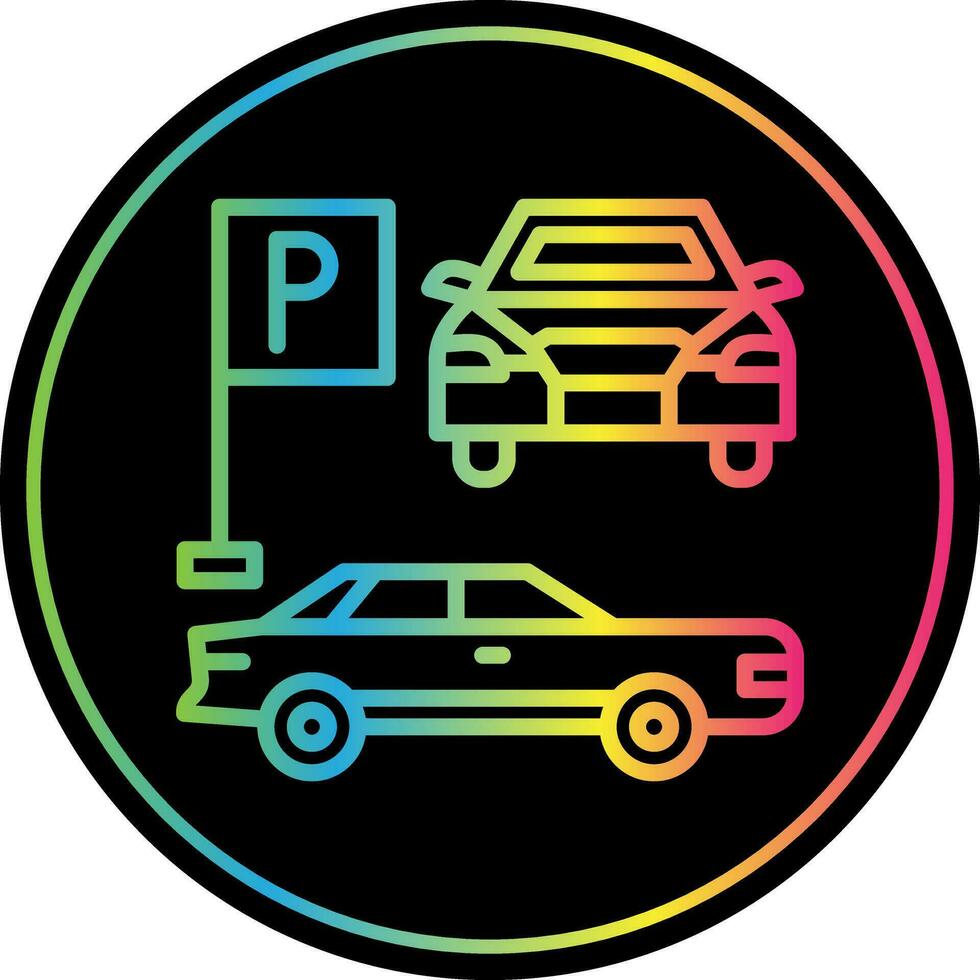 diseño de icono de vector de estacionamiento