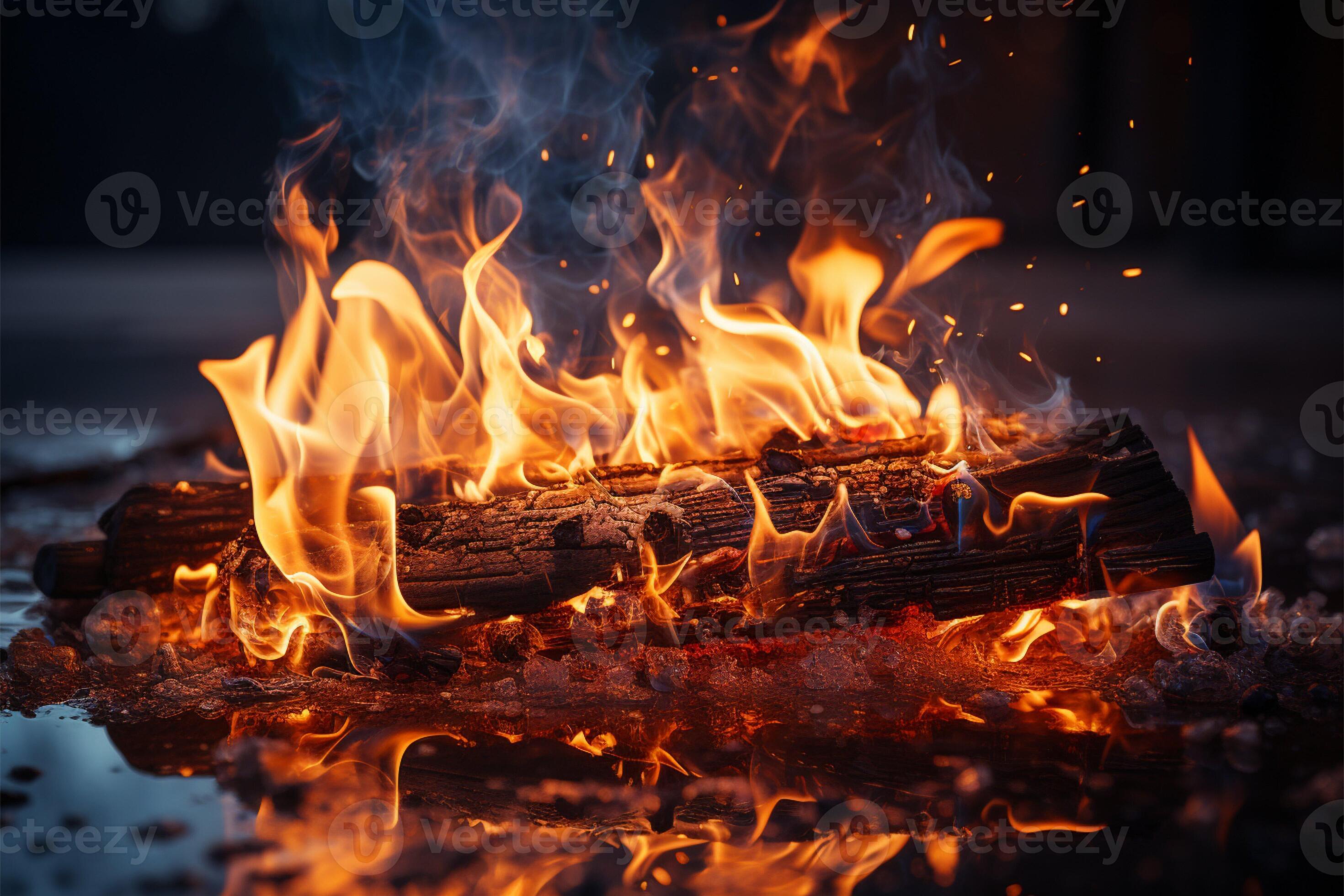 Kindling transformation Lit match sparks unlit ones, igniting