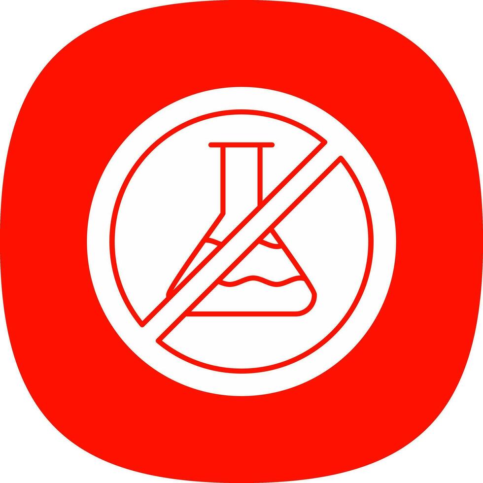 No Chemical Vector Icon Design