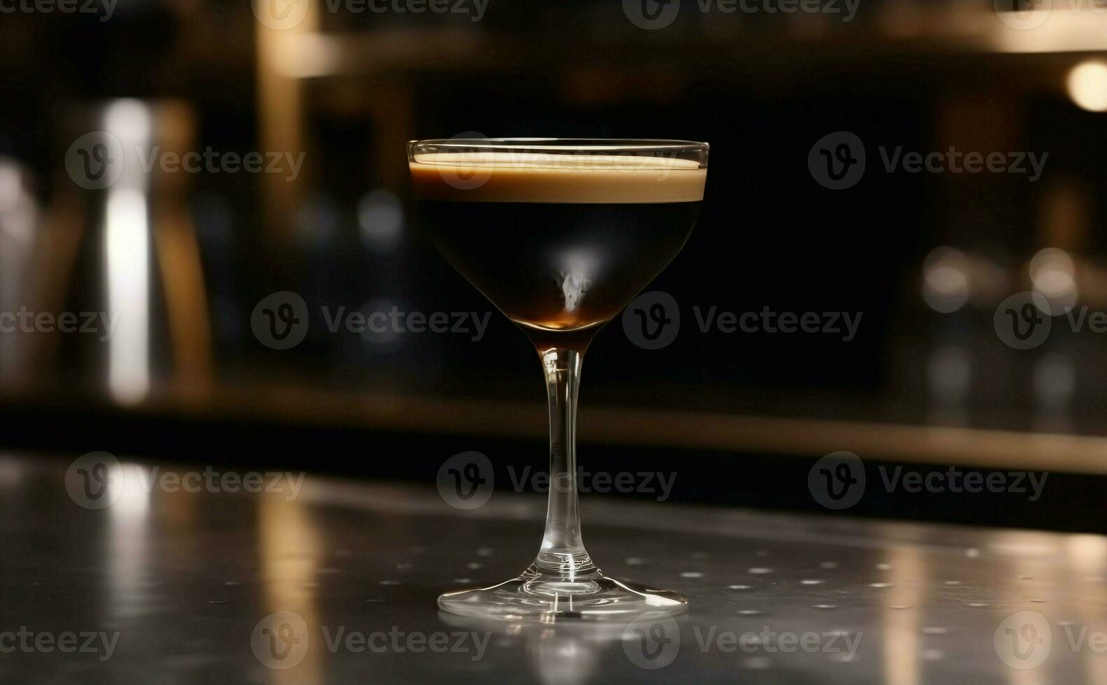 Coffee cocktail. Generate AI photo