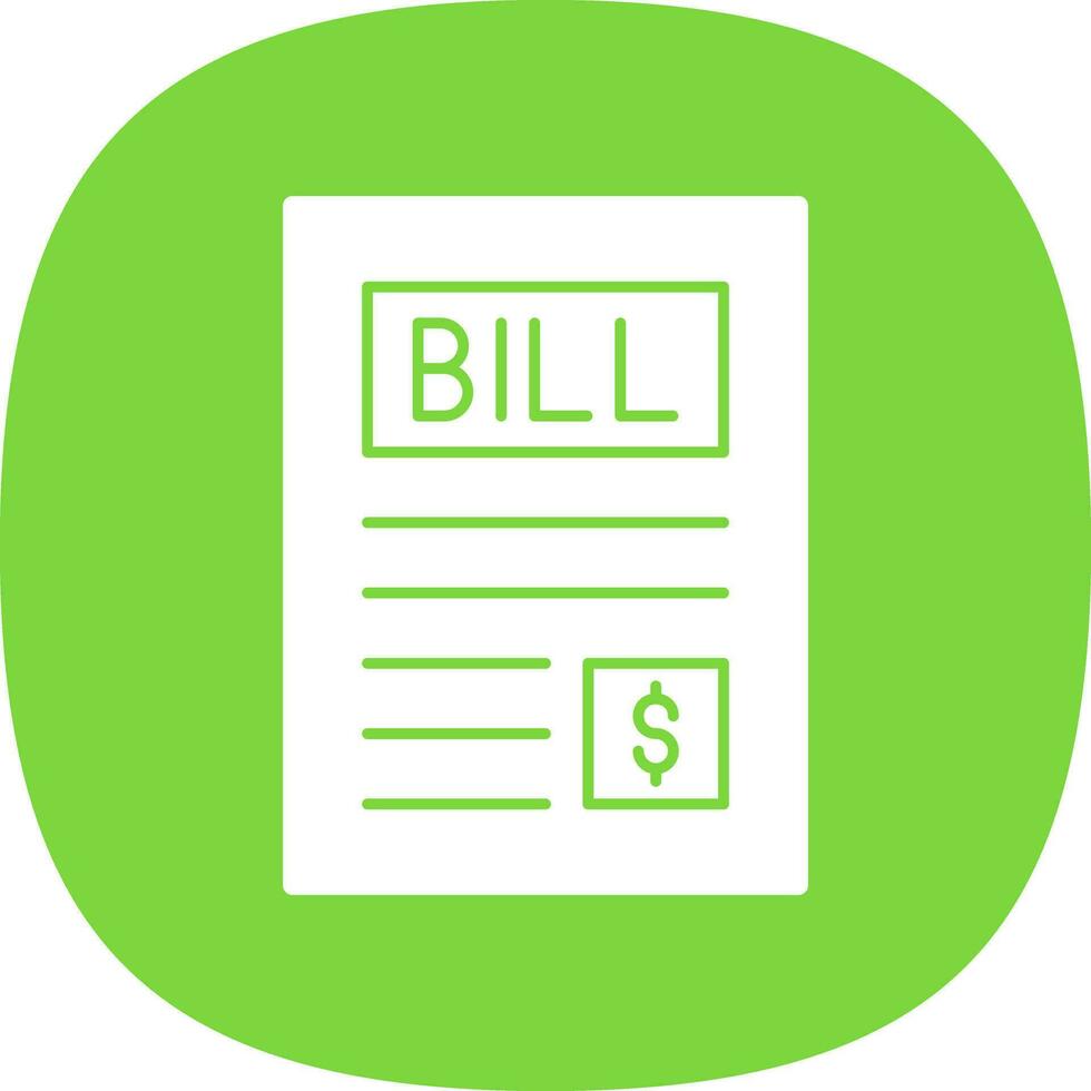 Bill Vector Icon Design