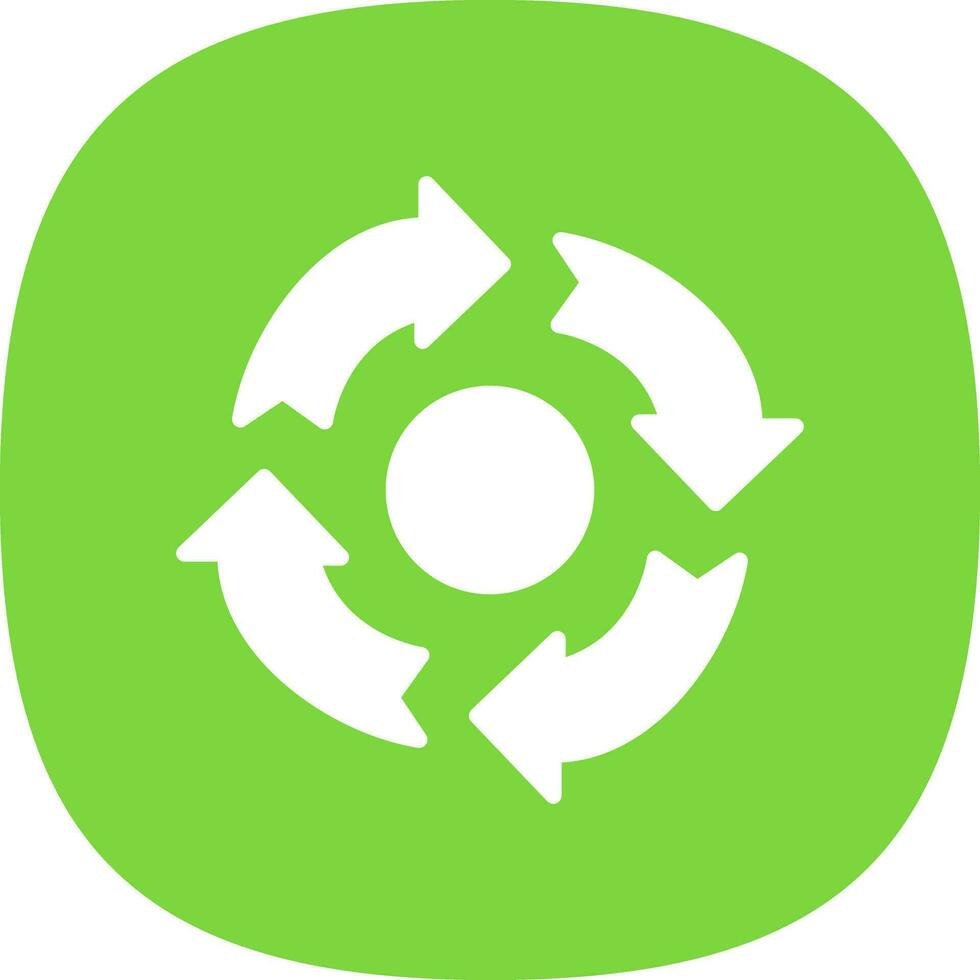 Recycling Vector Icon Design