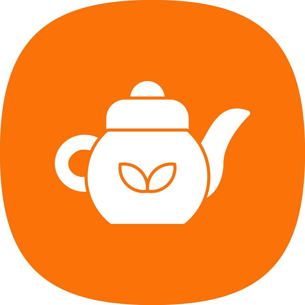 Teapot Vector Icon Design