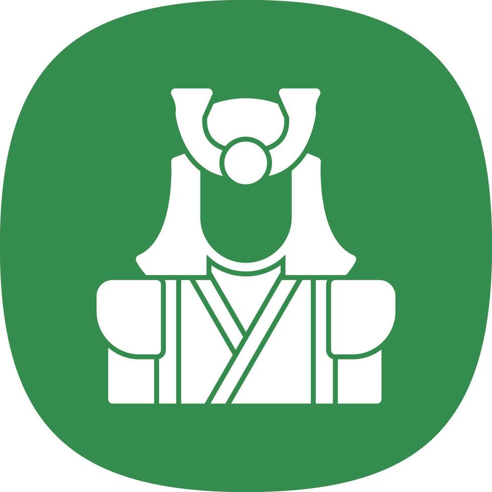 samurai vector icono diseño