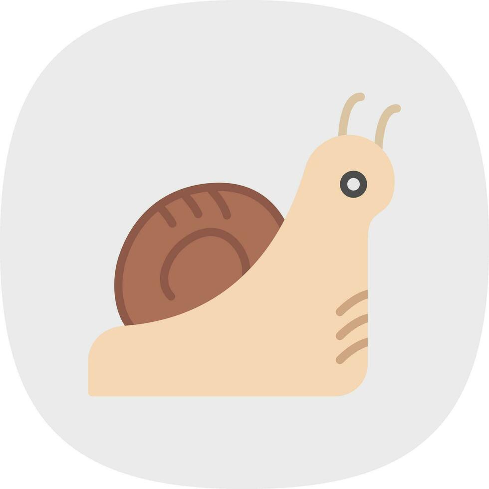 Snail Vector Icon Design