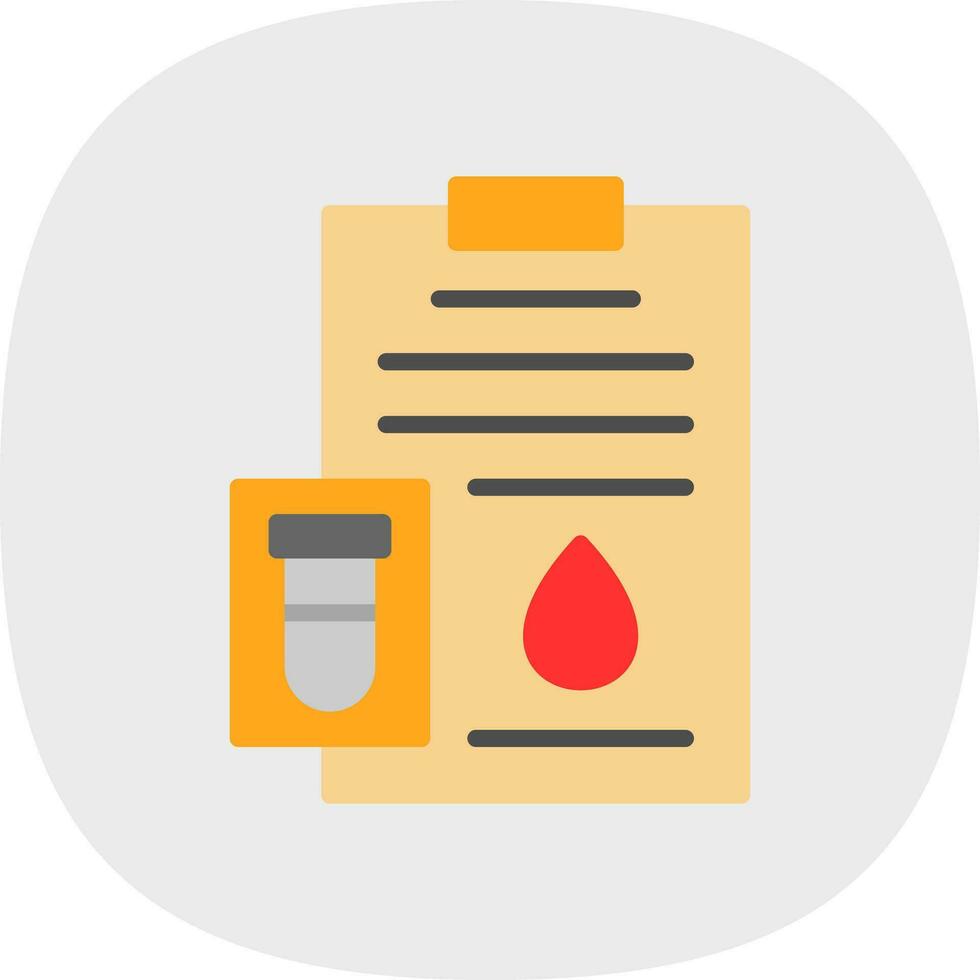 diseño de icono de vector de prueba de sangre