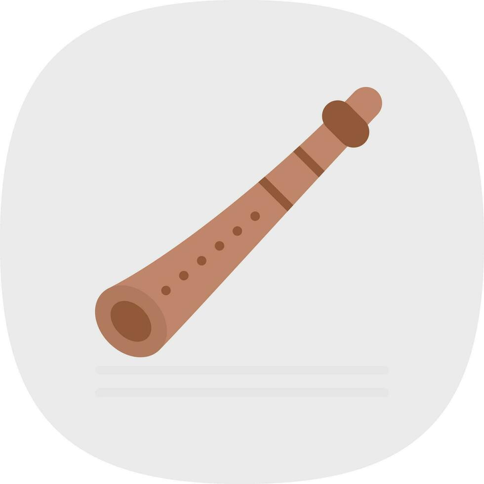 Shakuhachi Vector Icon Design