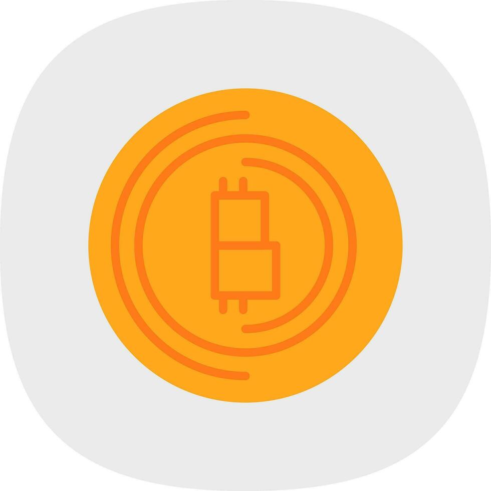 Bitcoin Vector Icon Design