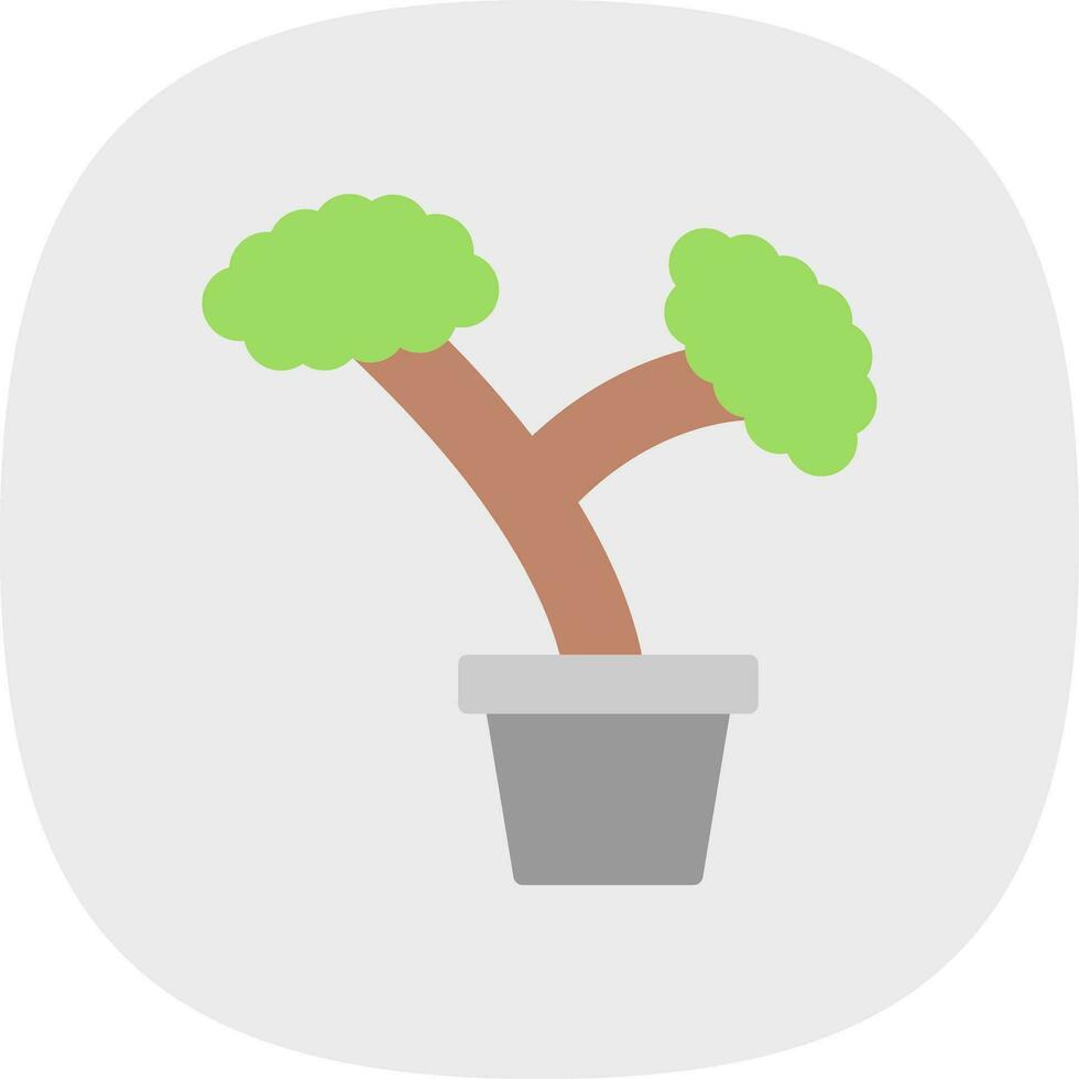 Bonsai Vector Icon Design