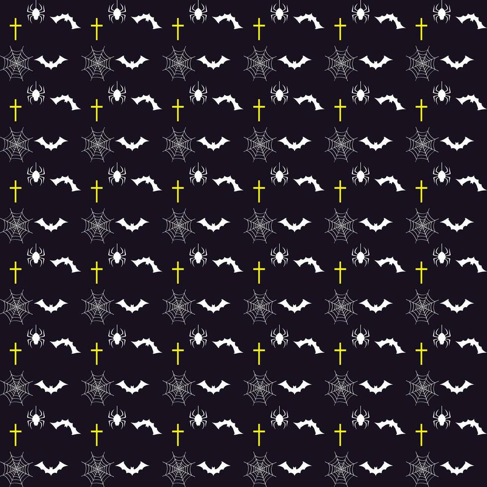 Free vector halloween pattern background design