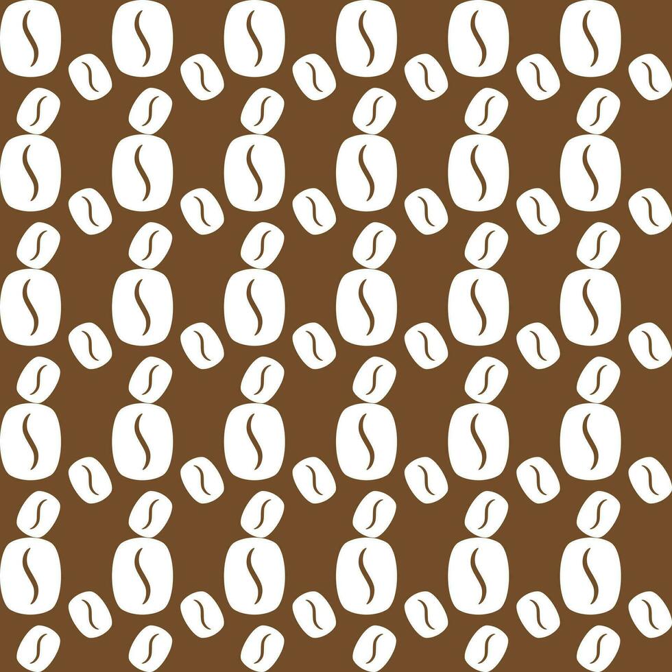International Coffee Day Pattern Design vector