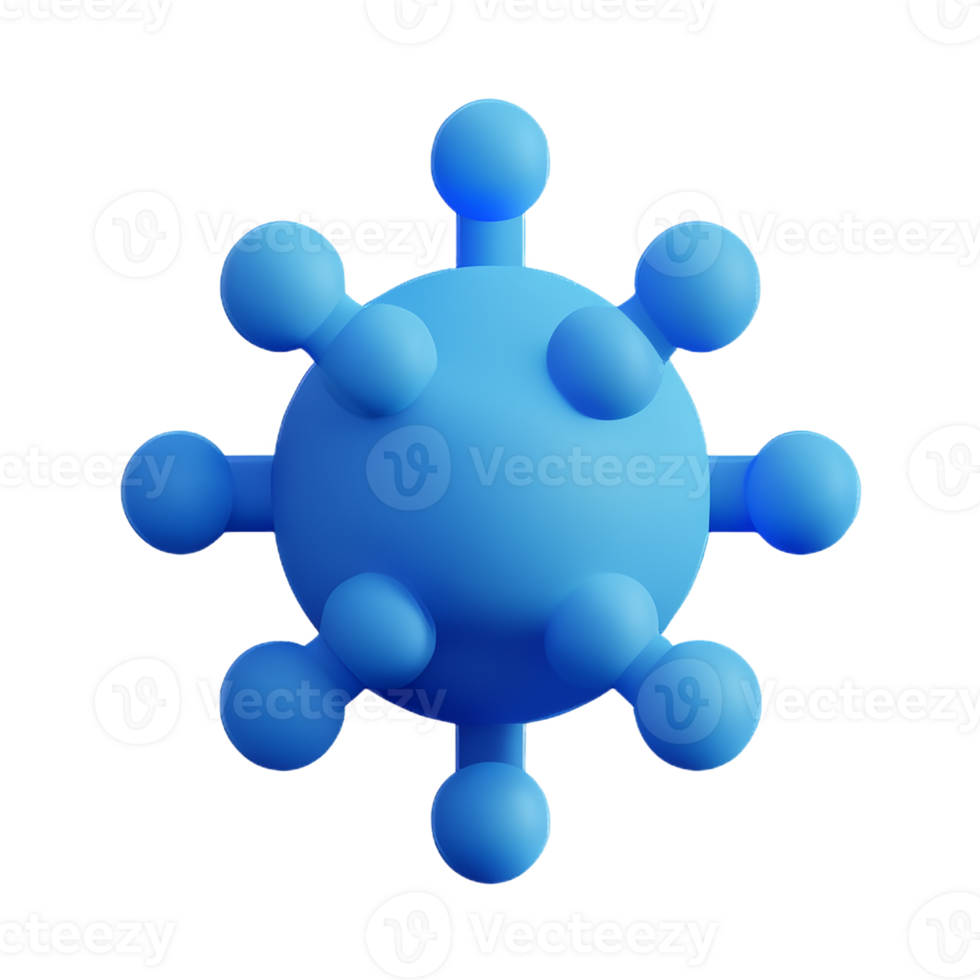 virus 3d interpretazione icona illustrazione png