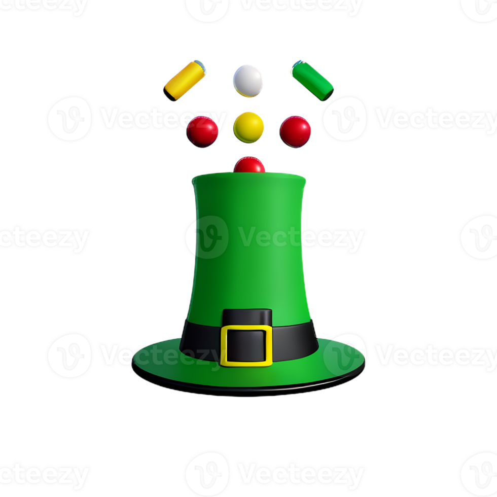 st patricks day 3d rendering icon illustration png