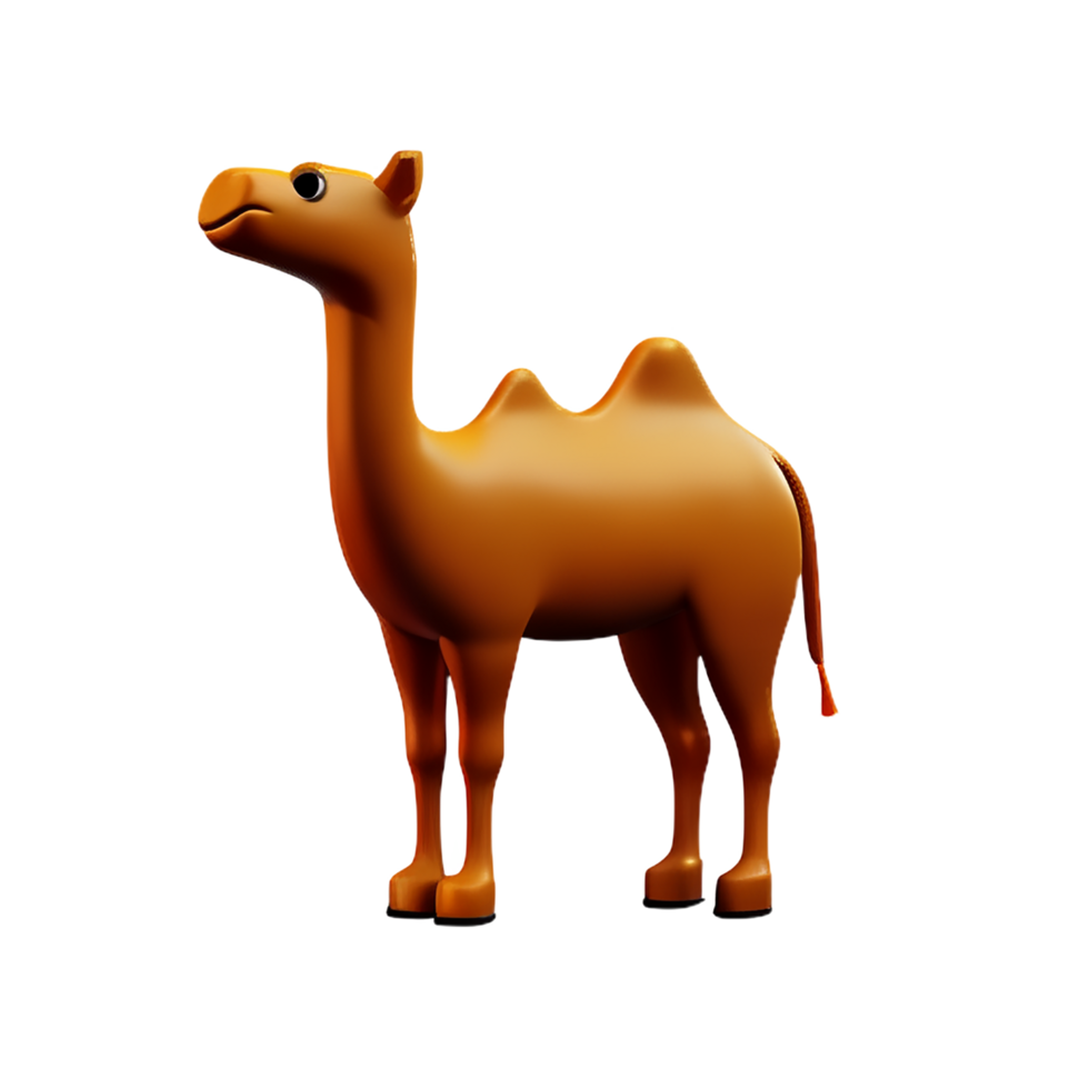 camel 3d rendering icon illustration png