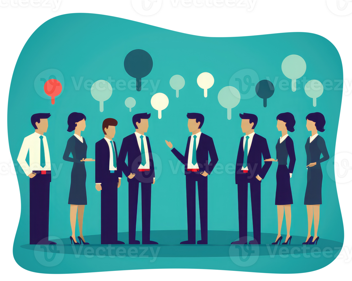 Workplace Communication Skills Communicating with Leaders . AI Generated png