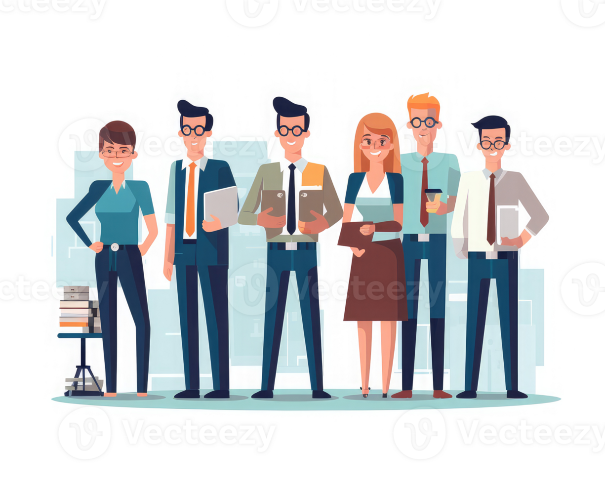 office workers modern . AI Generated png