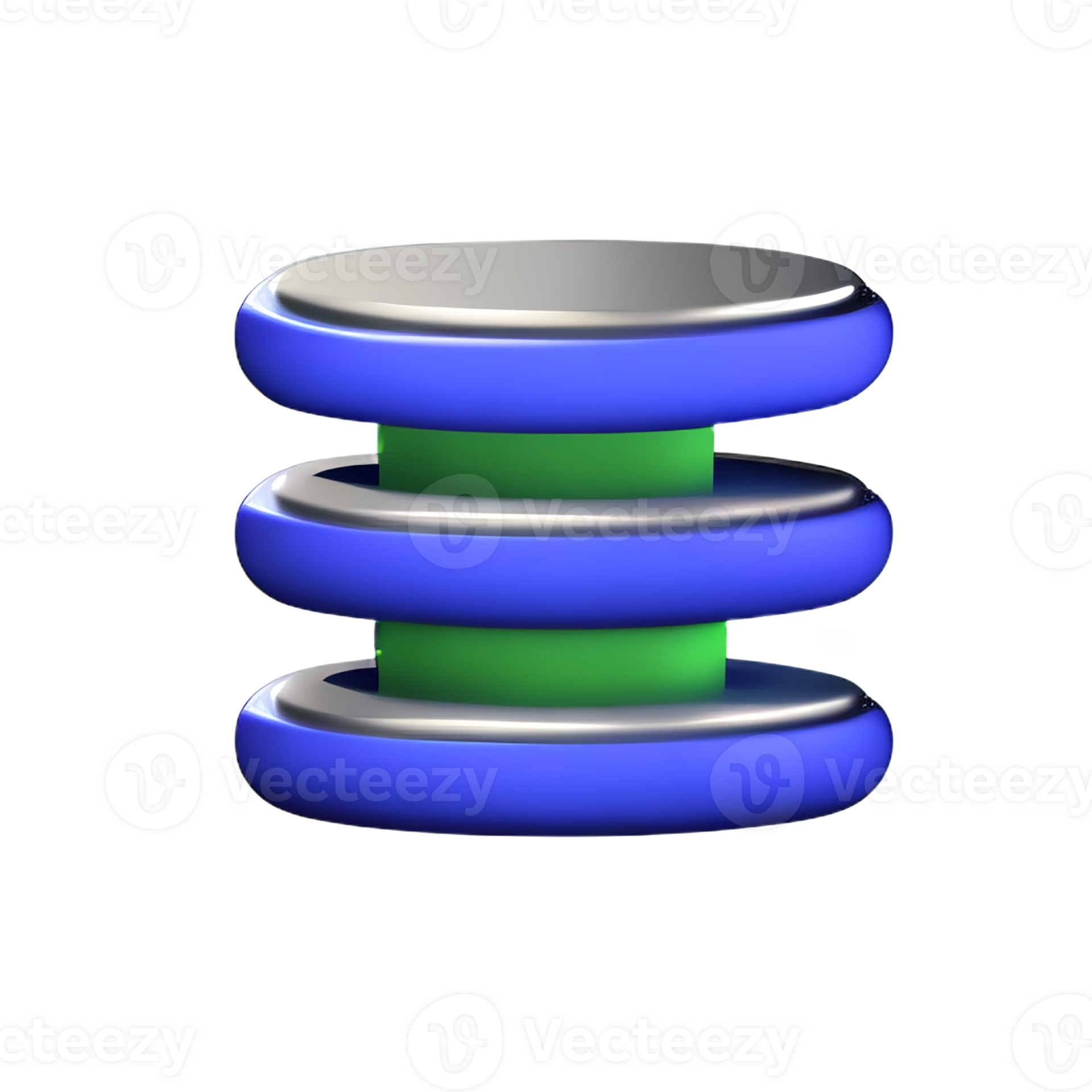 database 3d rendering icon illustration 28712049 PNG