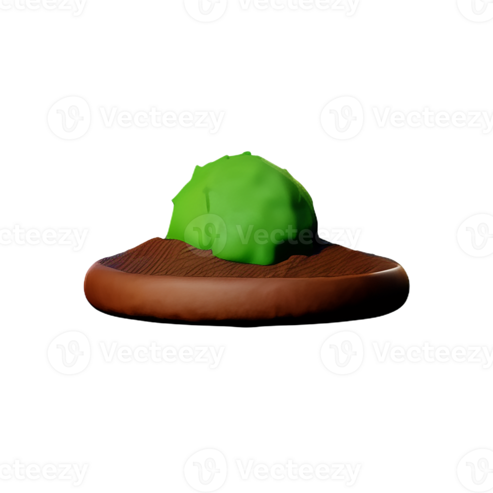 dirt 3d rendering icon illustration png