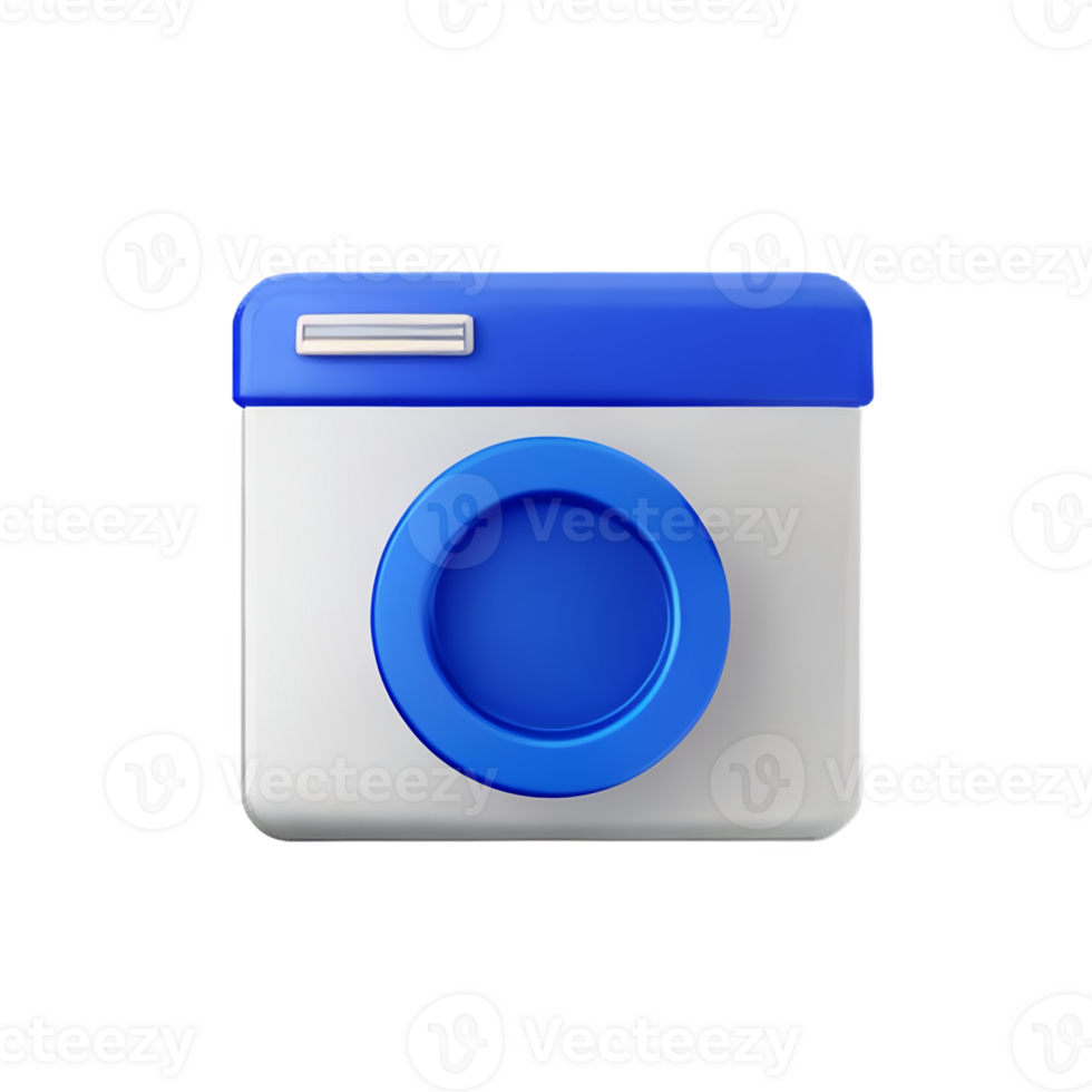 laundry 3d rendering icon illustration png