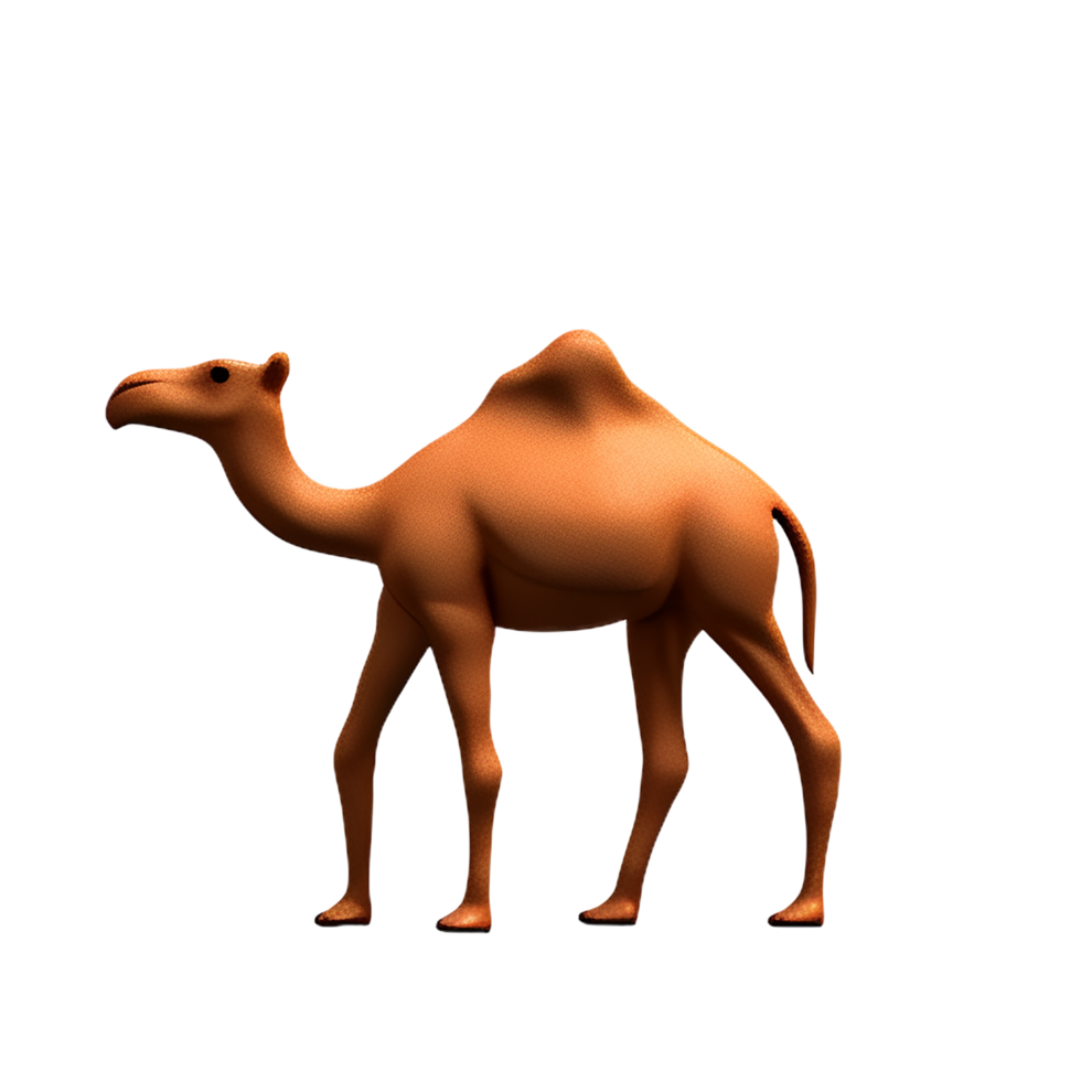 camel 3d rendering icon illustration png