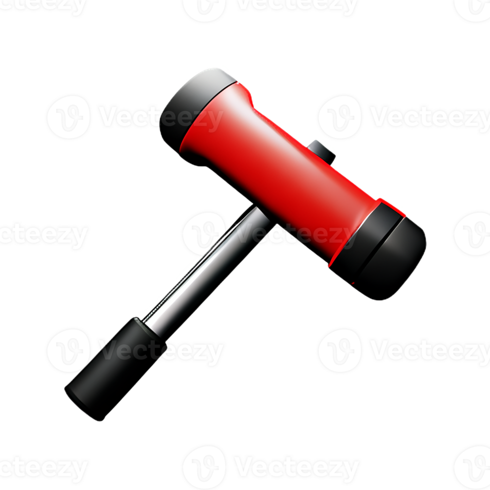 hammer 3d rendering icon illustration png