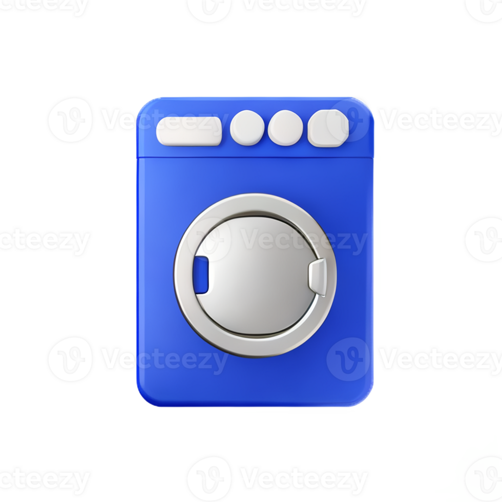 laundry 3d rendering icon illustration png