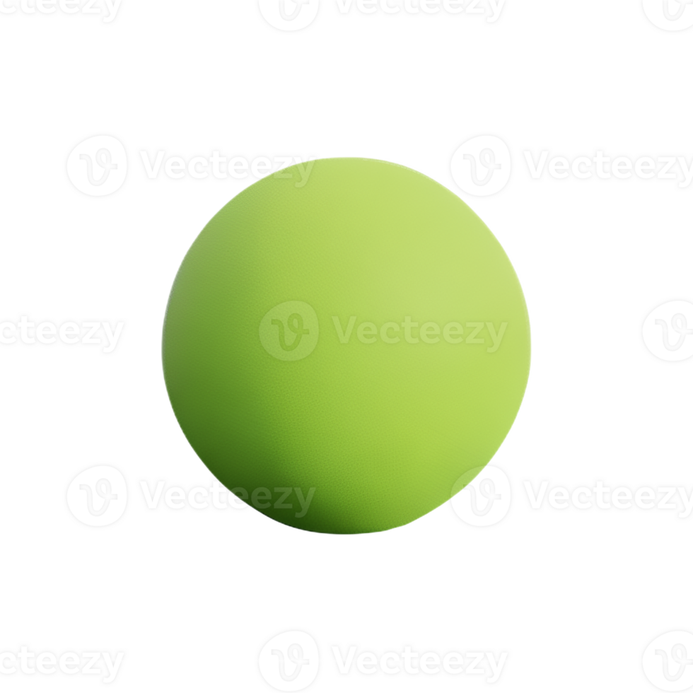 tennis ball 3d rendering icon illustration png