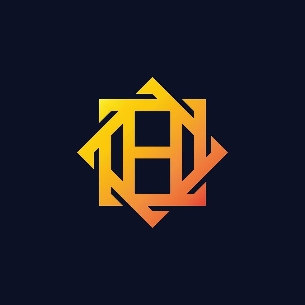 Initial Letter H Logo For Business vector