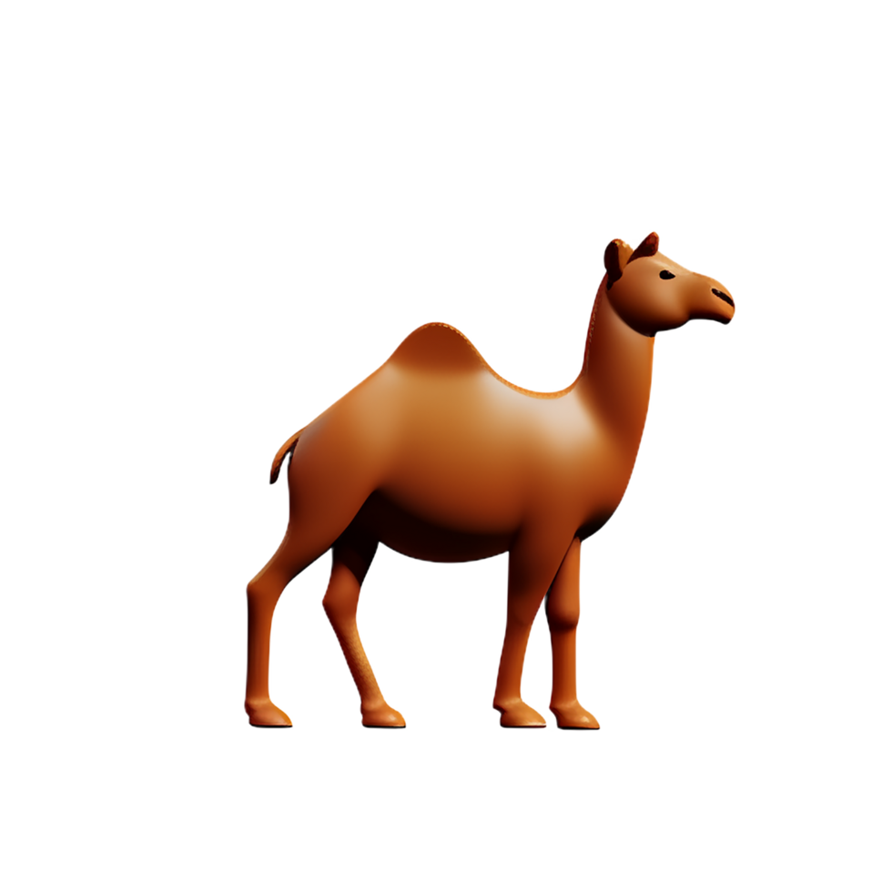 camel 3d rendering icon illustration png