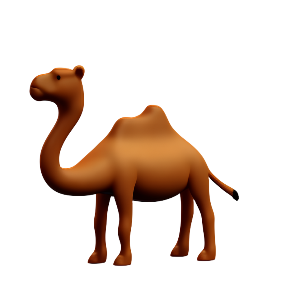 camel 3d rendering icon illustration png