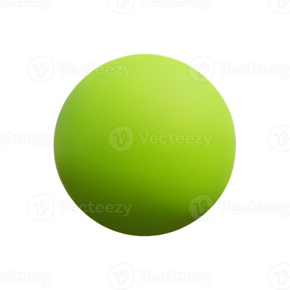tennis ball 3d rendering icon illustration png