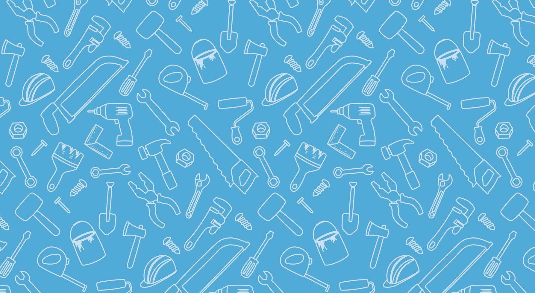 tools pattern background engineer tools, repair house tool simple background vector