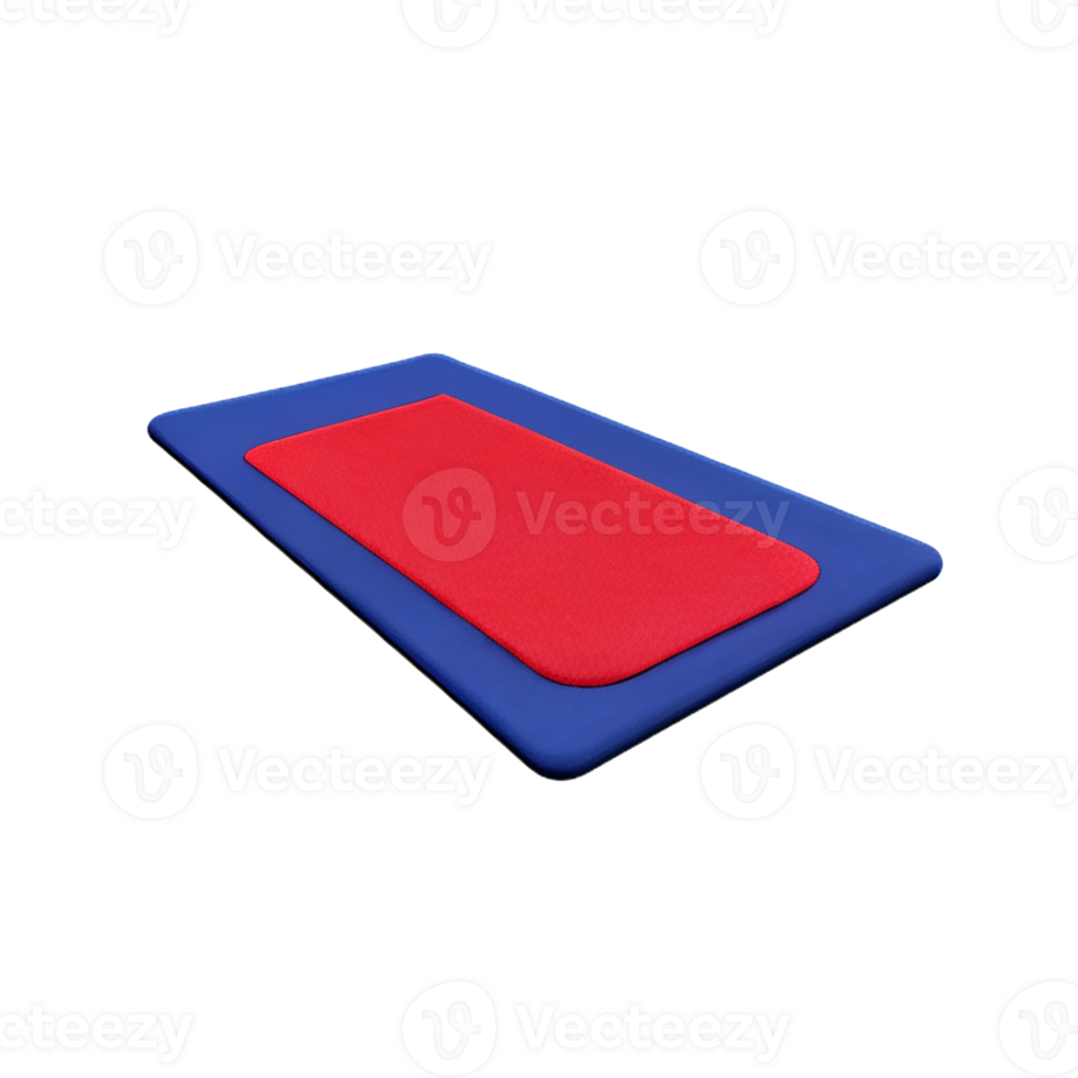 carpet 3d rendering icon illustration png