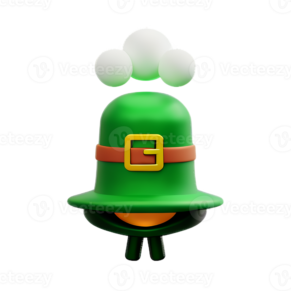 st patricks day 3d rendering icon illustration png