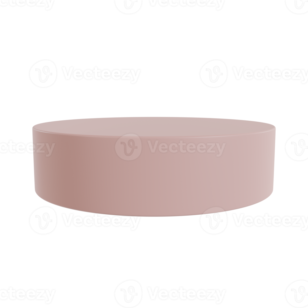Realistic 3d podium pedestal circle. png