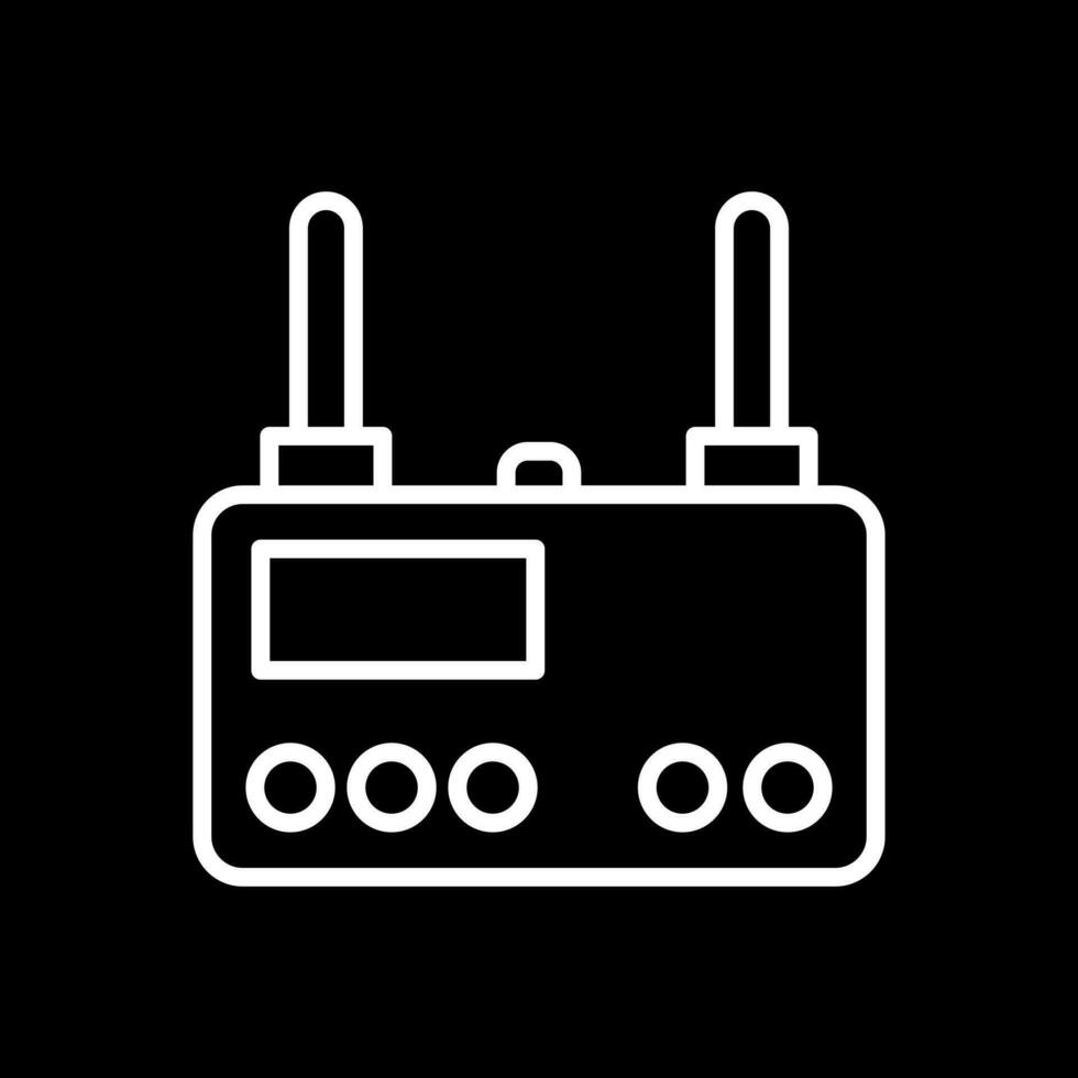Wireless router Vector Icon Design