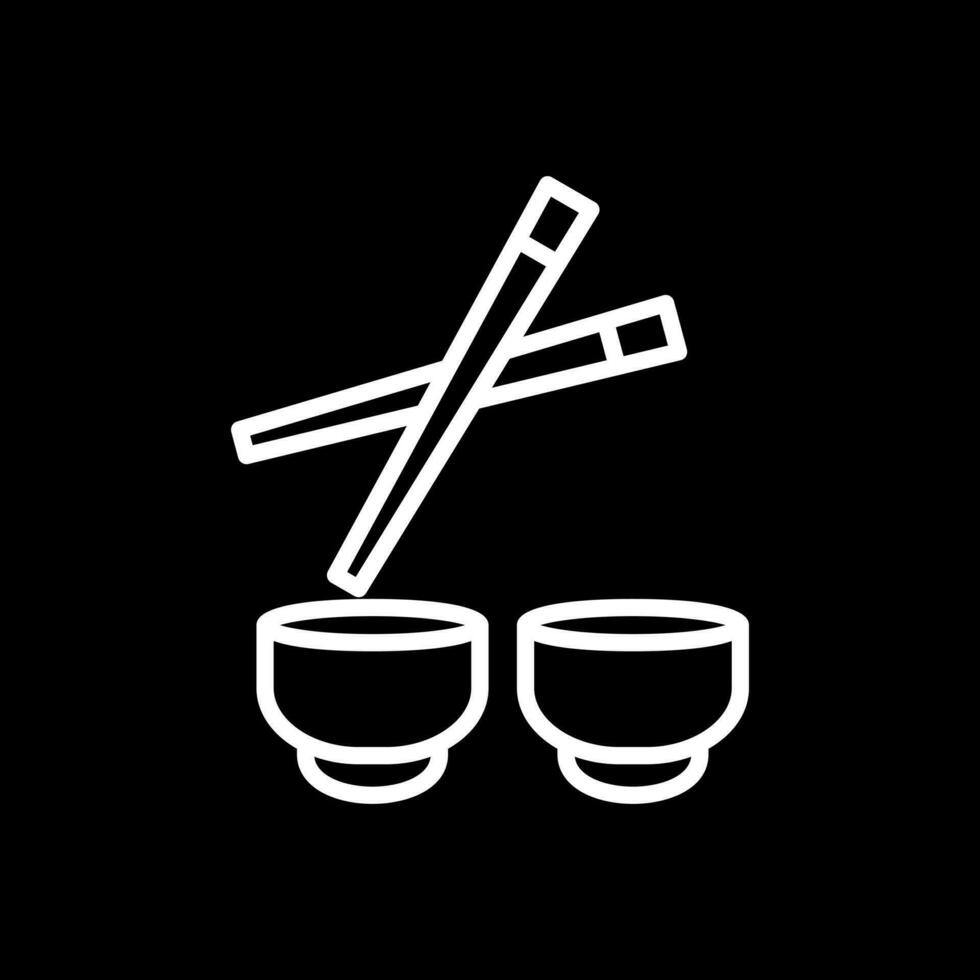 Chopsticks Vector Icon Design