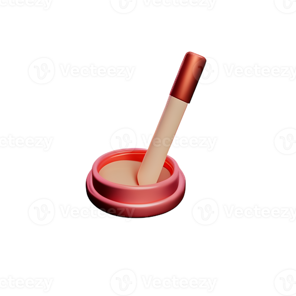 cosmetics 3d rendering icon illustration png