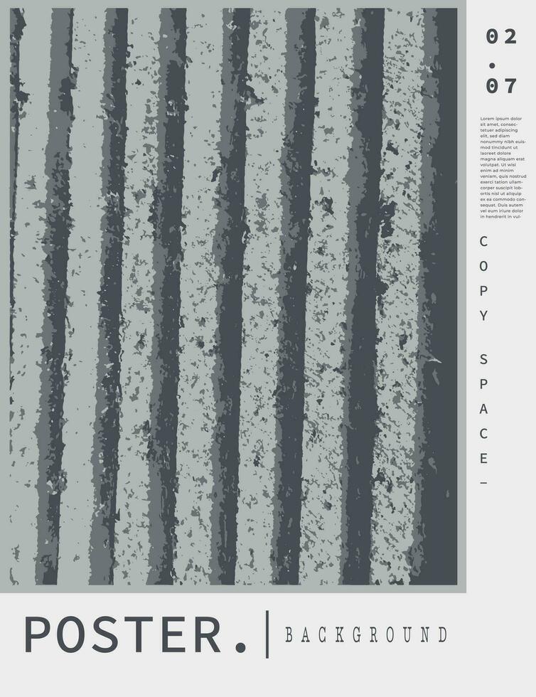 resumen grunge líneas antecedentes modelo Copiar espacio. gris texturizado fondo diseño. vertical arquitectónico póster o bandera diseño. vector