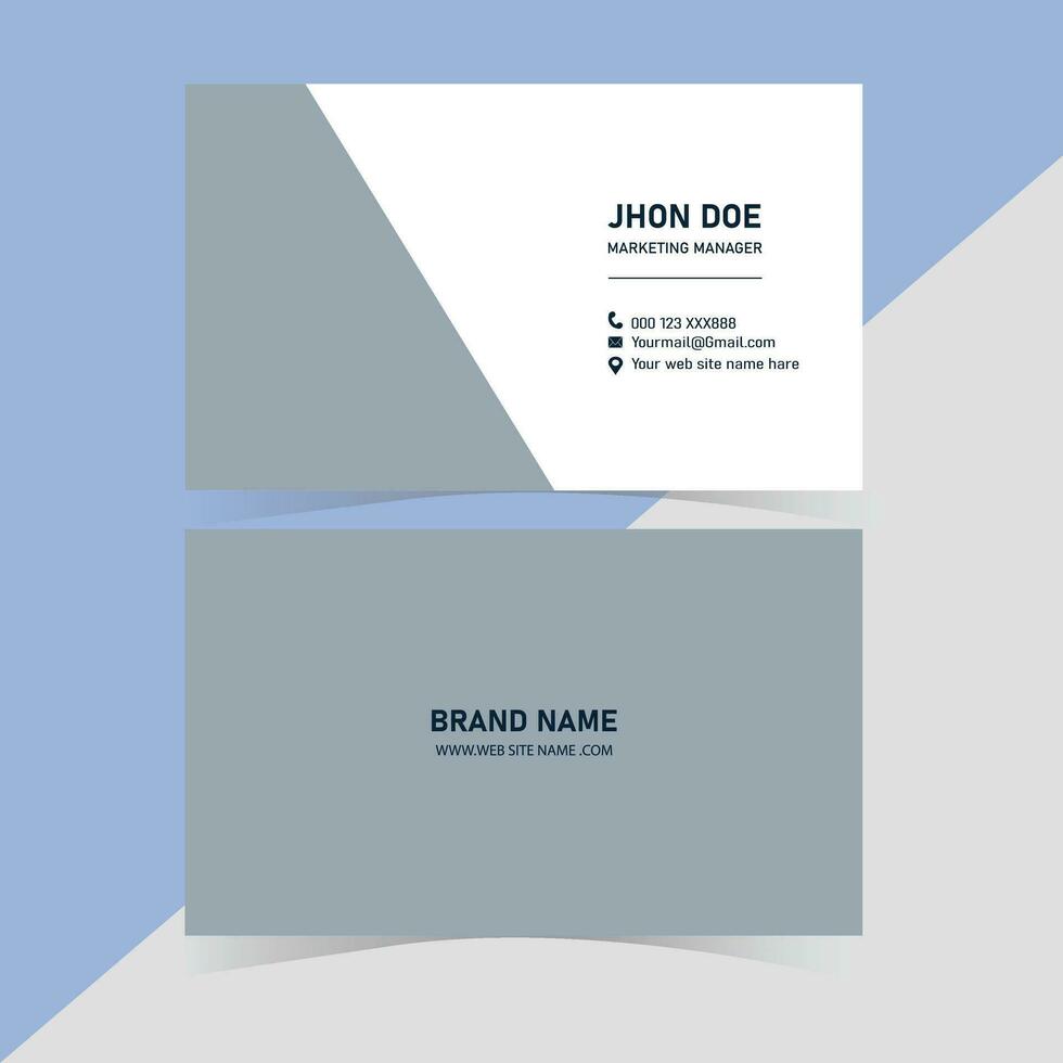 Corporate Business card Layout vector