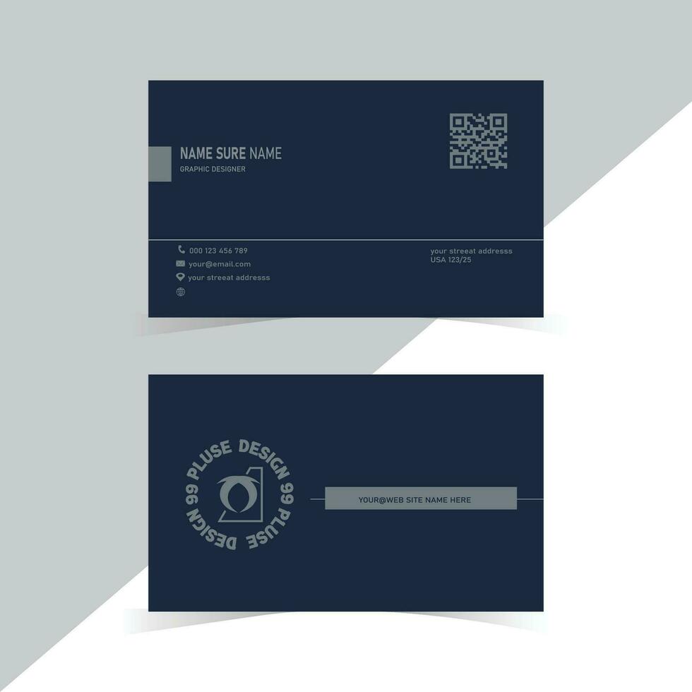 Corporate Business card Layout vector